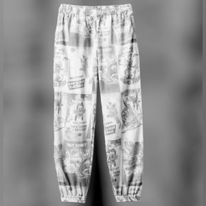 Disney Parks Goofy Track Suit Parachute Jogger Pants Medium